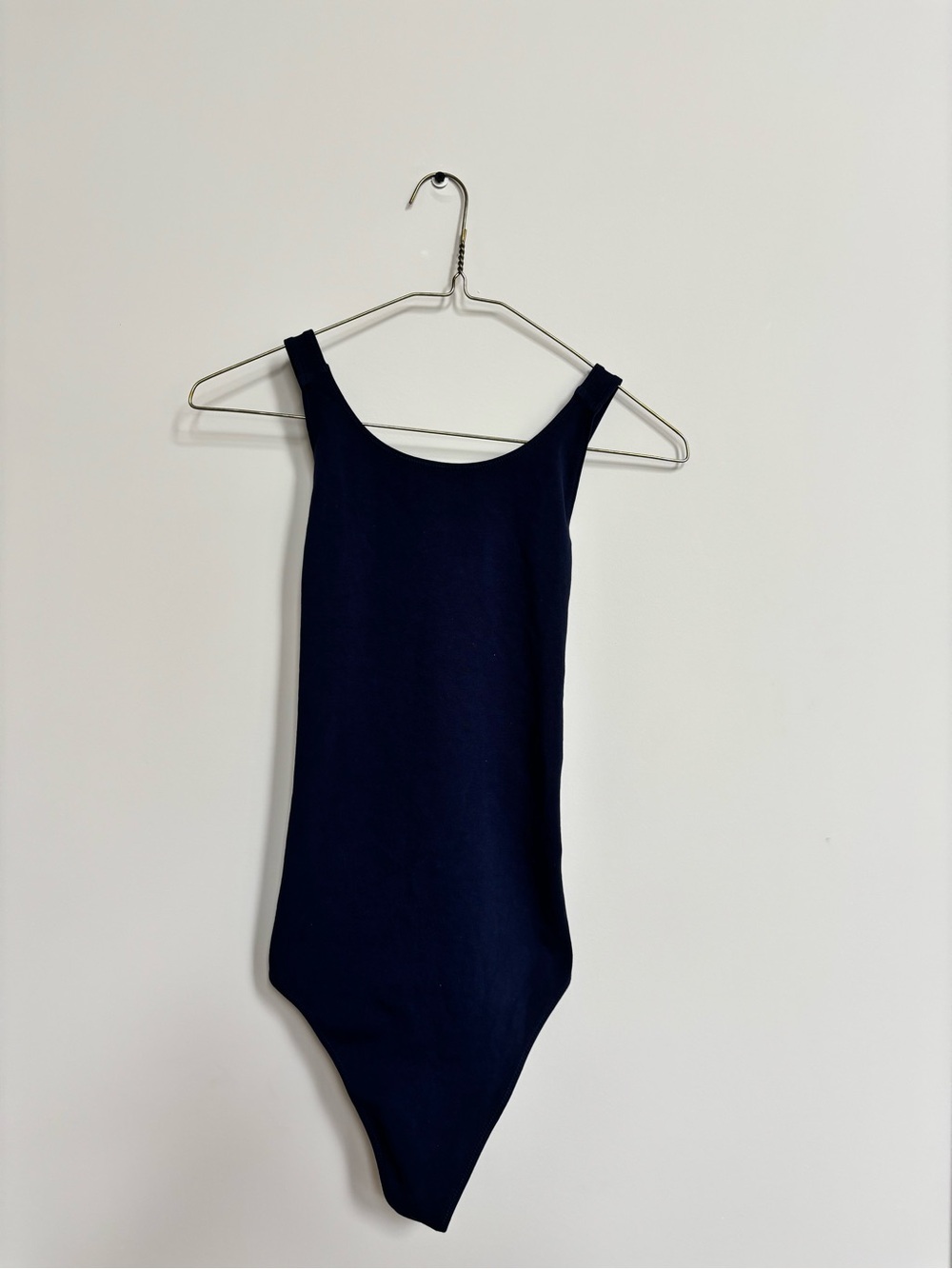 Wilfred Dark Navy Scoop Neck Stretch Bodysuit